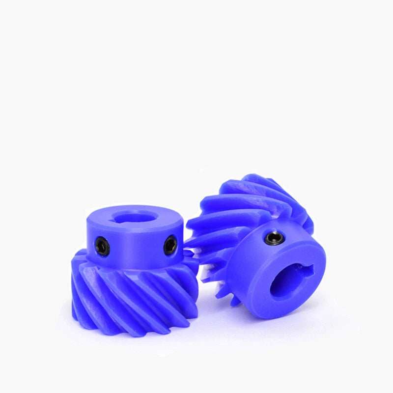 Plastic Helical Gear Mod 1/1.5 /2 45° 13-26 Teeth Nylon Motor Pinion Bore 6-16mm
