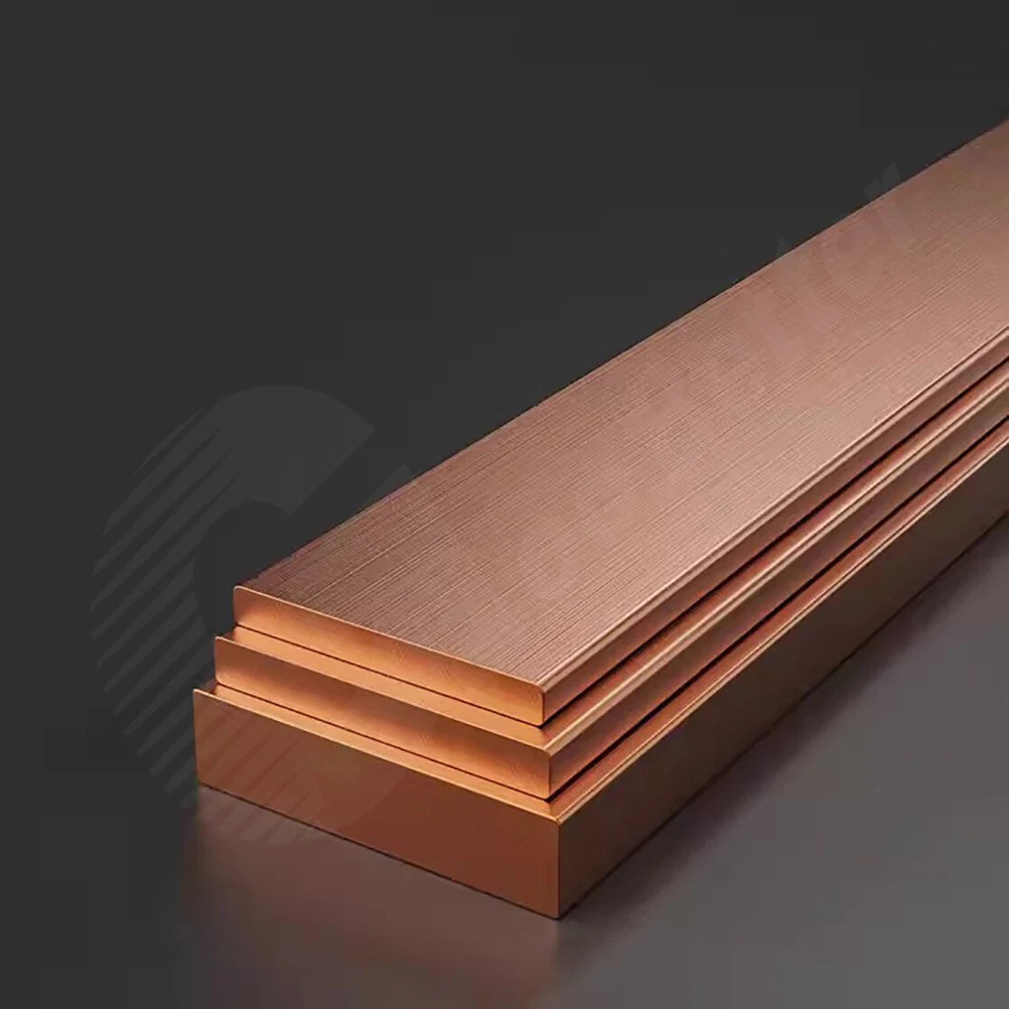 Pure Cu T2 Metal Flat Bar Copper Strip Copper Plate Thick=10mm~12mm 99.9% Copper
