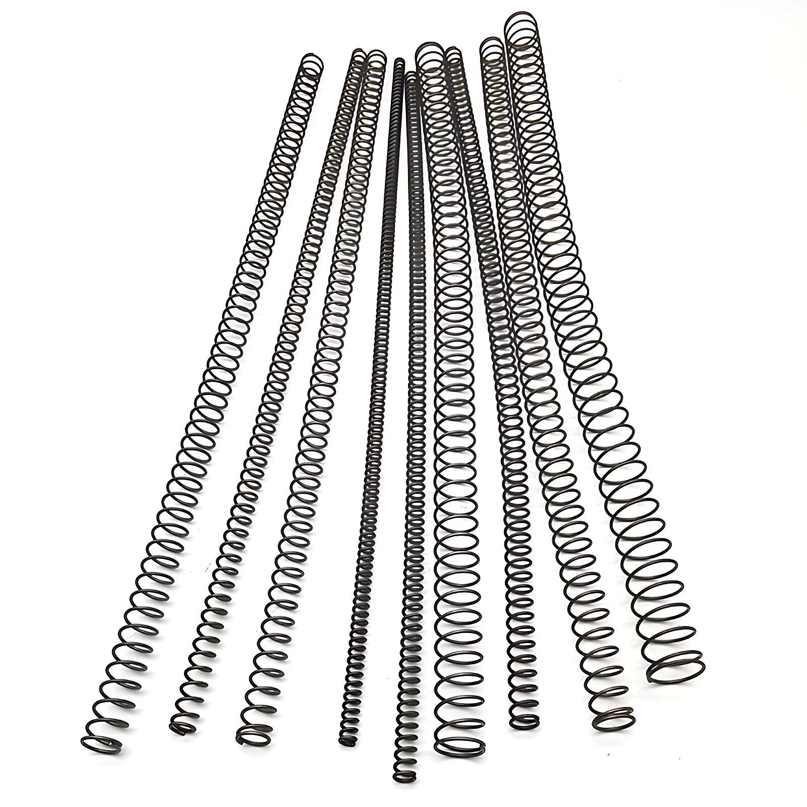 Compression Spring Steel 0.3mm - 4mm Wire Dia Pressure Coil Springs Length 300mm