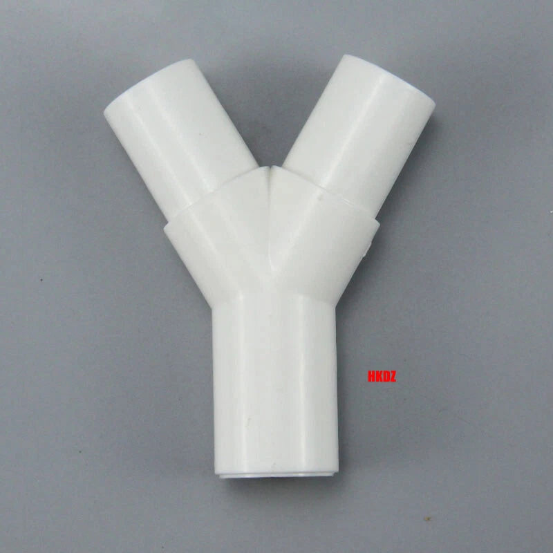 16mm 20mm PVC Plastic Y Type Tee Fork Water Pipe Tee Drip Box Tee Joint Fittings