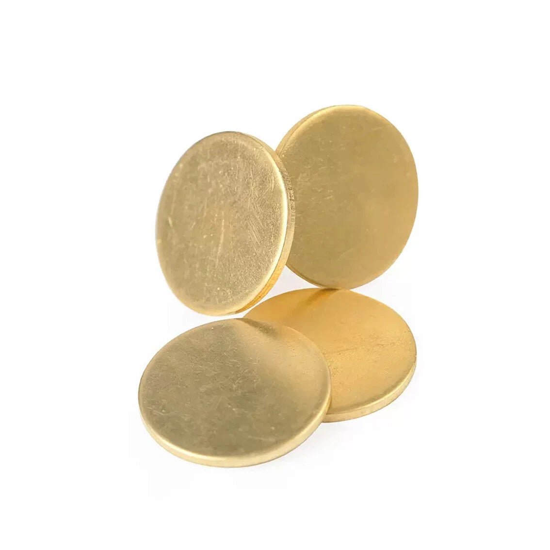 Solid Brass Discs Blanks Metal Round Sheets Dia 20mm-200mm Thick 0.5/0.8/1/2/3mm - HomeDIYer