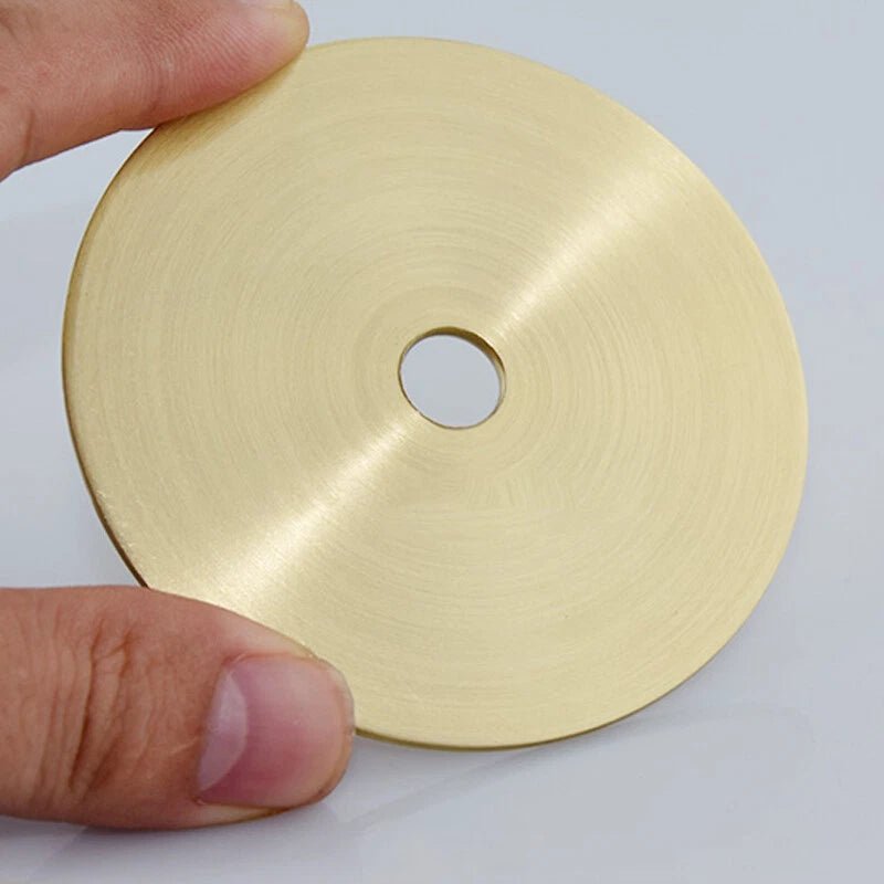 Brass Discs Blanks Metal Round Gasket Sheets Thick 1.5mm Diameter 2cm-15cm - HomeDIYer