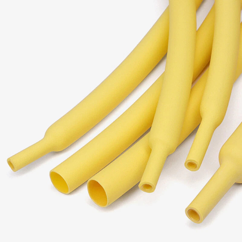 3:1 Yellow Adhesive Heat Shrink Tubing – Glue Lined Waterproof Sleeving