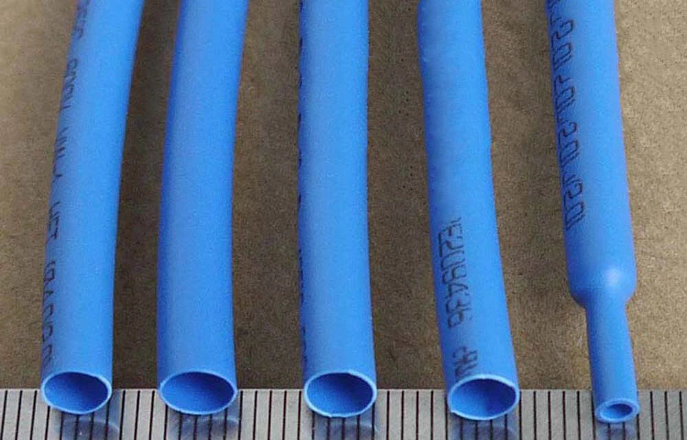 Blue 2:1 Heat Shrink Tubing — Φ0.6mm to Φ80mm, 1M to 25M