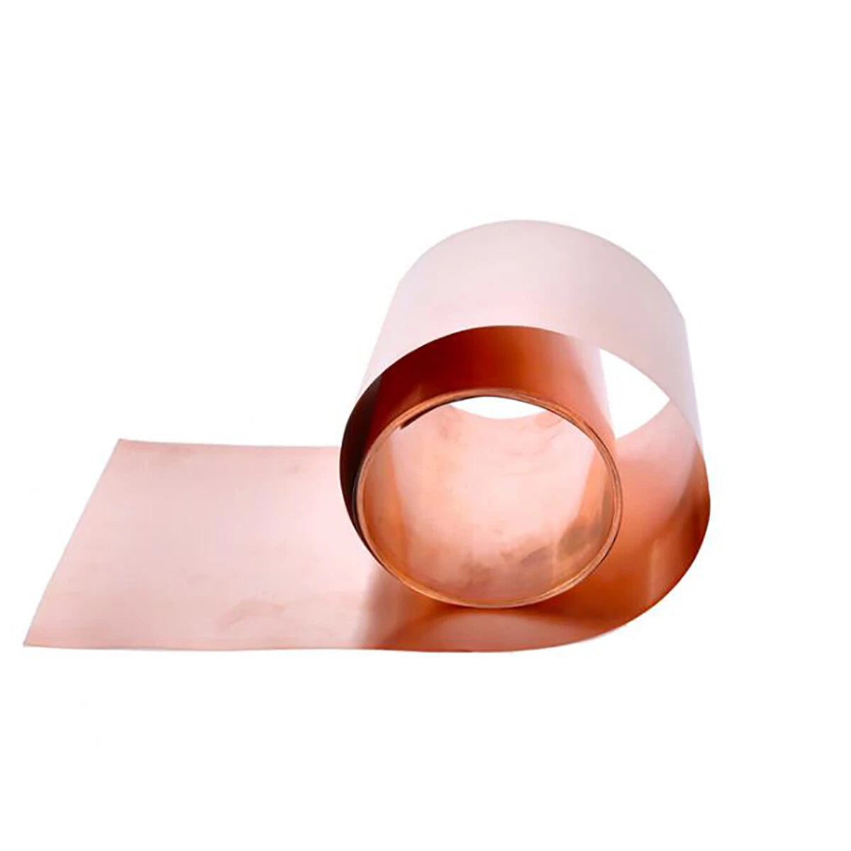 Pure Copper Sheet Metal Foil Strip Roll 0.05/0.1/0.2/0.3/0.4/0.5/0.6/0.8mm Thick