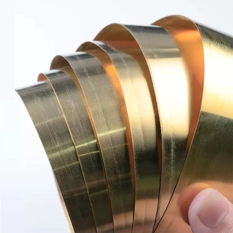 H62 Brass Sheet Plate Metal Sheet Foil Plate Strip Width:100-300mm Thk:0.01-1mm