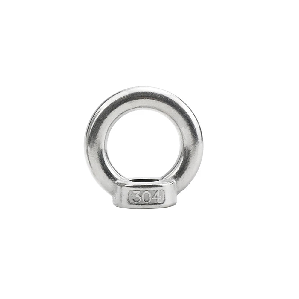 A2 Stainless Steel Eye Nuts & Eye Bolts M3–M48 | DIN 582 / DIN 444 | Metric Lifting Hardware - HomeDIYer