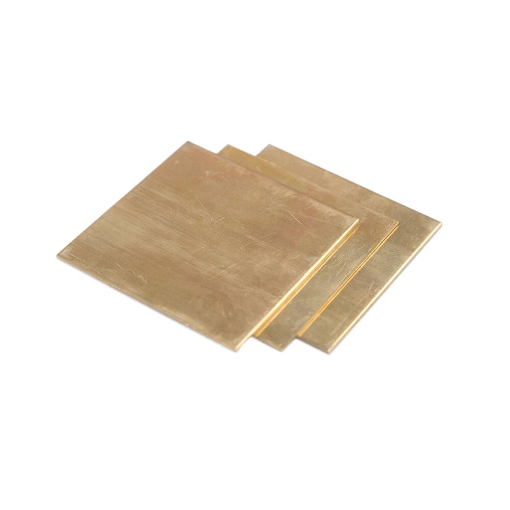 Brass Sheet Various Sizes, Various Thickness Guillotine Cut Sheet Metal Service