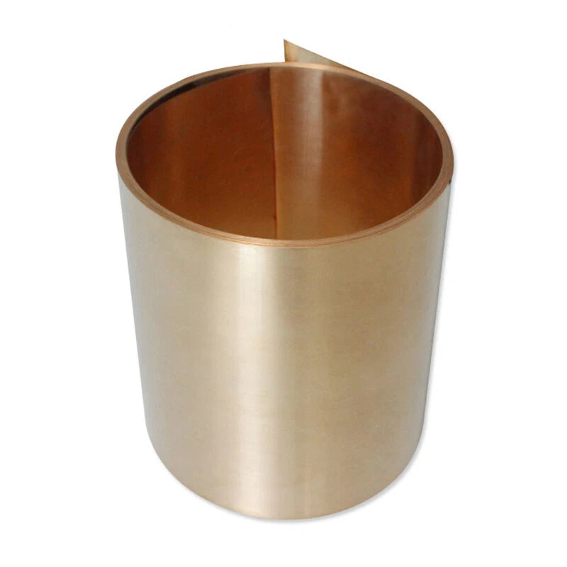 0.08-100mm Beryllium Copper Sheet Roll Plate BeCu Foil Panel Strip 200mm*200mm