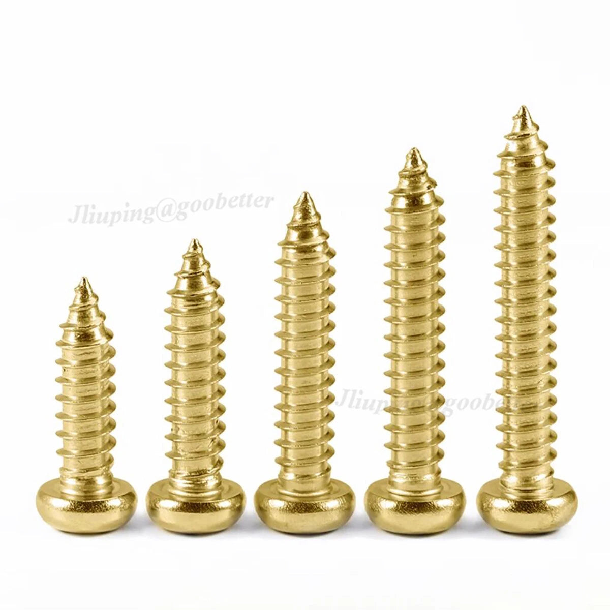 M3 M4 M5 M6 Brass Phillips Pan Head Self Tapping Screws – Solid Brass, Wood & Metal
