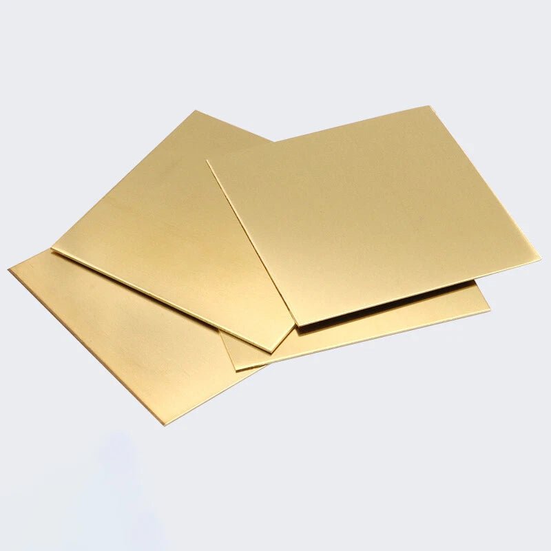 Brass Sheet/Plate Model Making 0.8mm 1mm 1.2mm 1.5mm 2mm 2.5mm 3mm 4mm Thickness - HomeDIYer