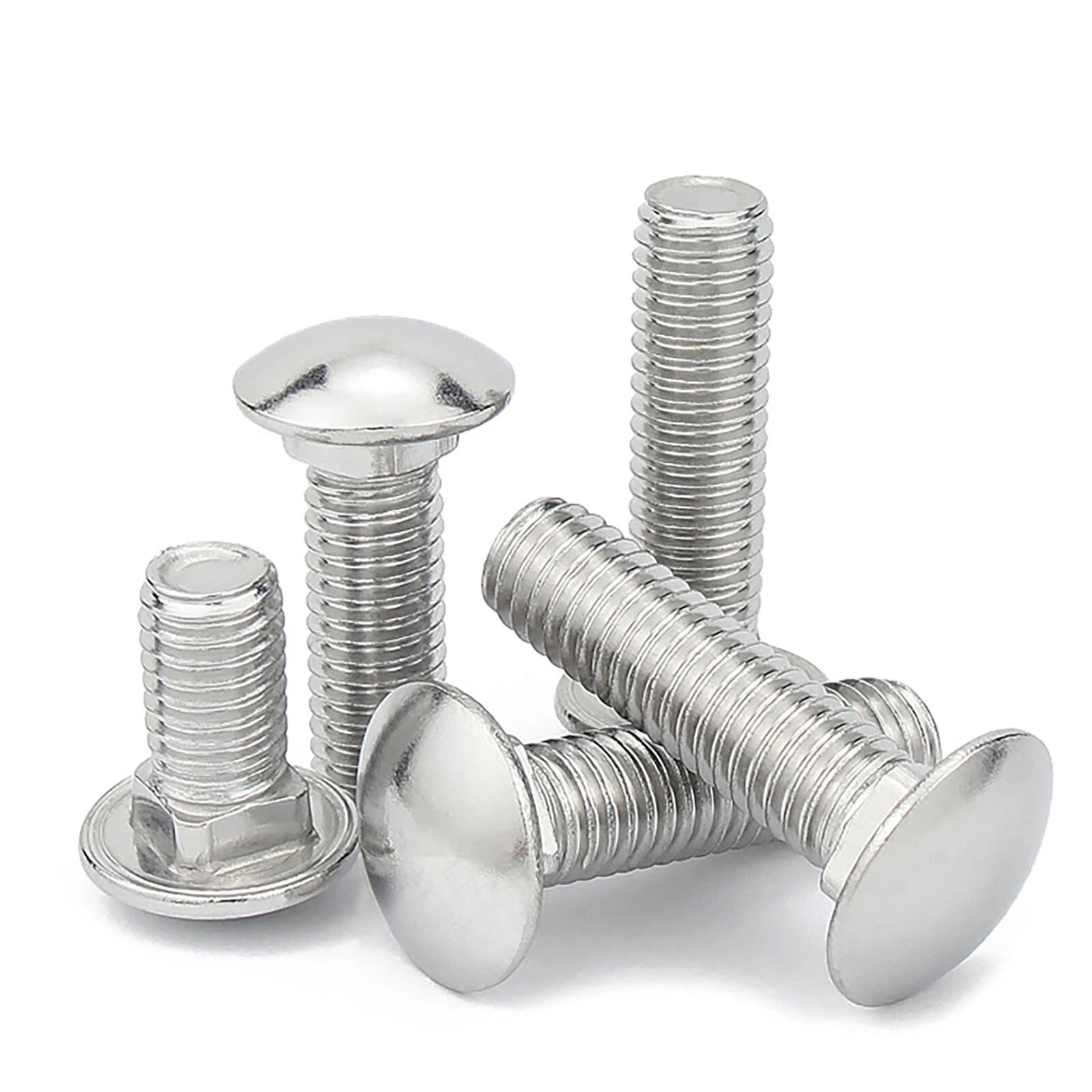A2 Stainless Steel Carriage Bolts (Coach Bolts) — M3 M4 M5 M6 M8 M10 M12