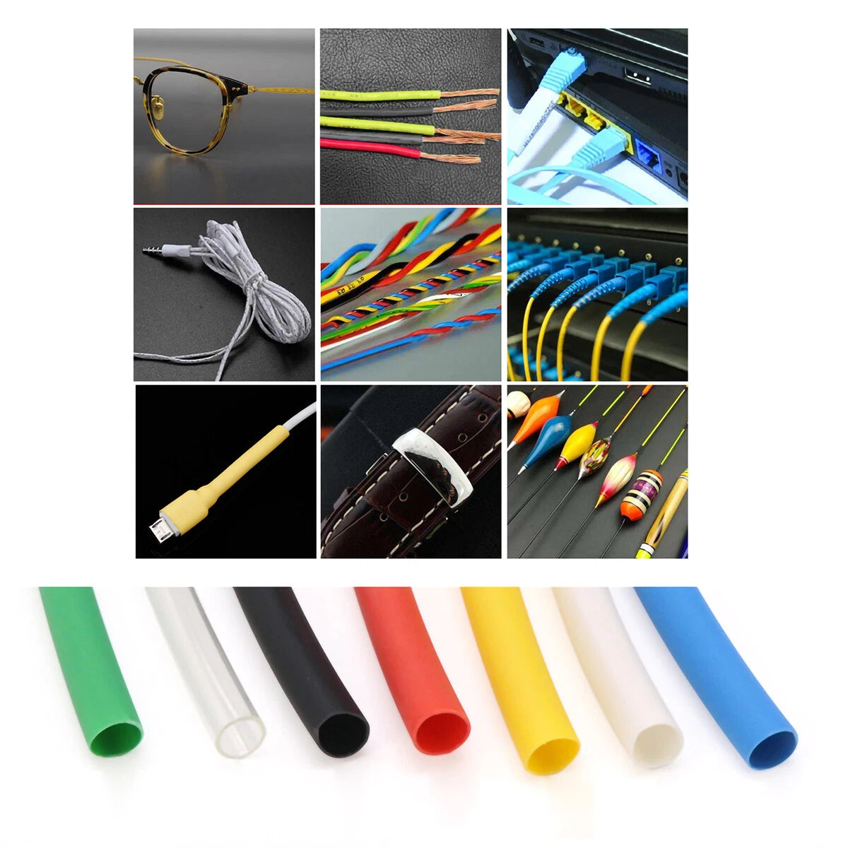 3:1 Heat Shrink Tubing – Adhesive Glue Lined, Dual Wall, Waterproof Wire Sleeve