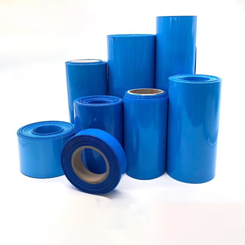 PVC Heat Shrink Tubing for RC Battery Packs — Blue, Φ65–318mm - HomeDIYer