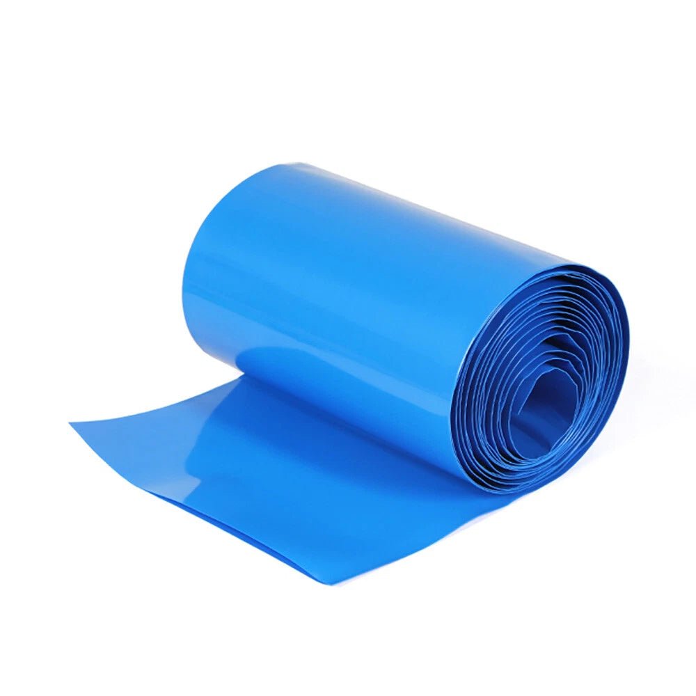 PVC Heat Shrink Tubing for RC Battery Packs — Blue, 7mm–500mm Wide, LiPo NiMH NiCd - HomeDIYer