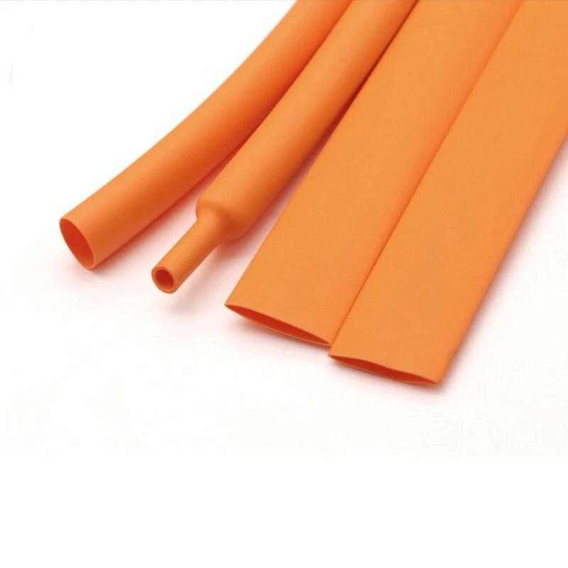 Orange PE Heat Shrink Tubing 2:1 — Electrical Wire Sleeving 1mm to 50mm