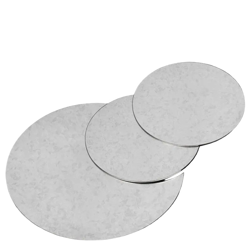 Galvanised Steel Round Blank Discs Zinc Plating Iron Sheet 0.5-3mm Cut to Size