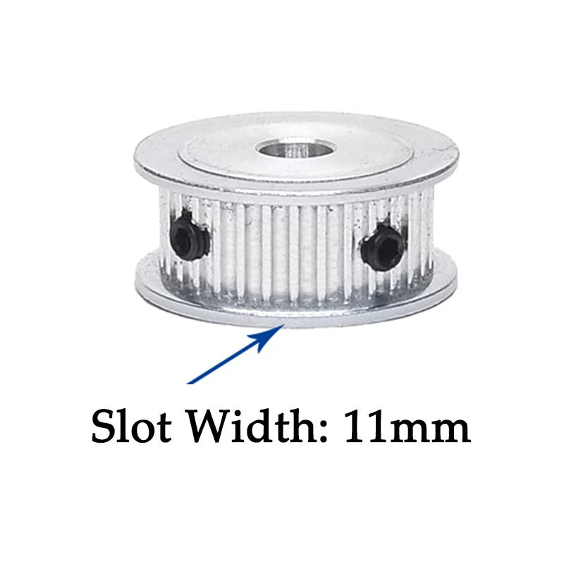 3M Timing Belt Drive Pulley AF-Type Pitch 3mm For CNC Step Motor 35-60 Teeth