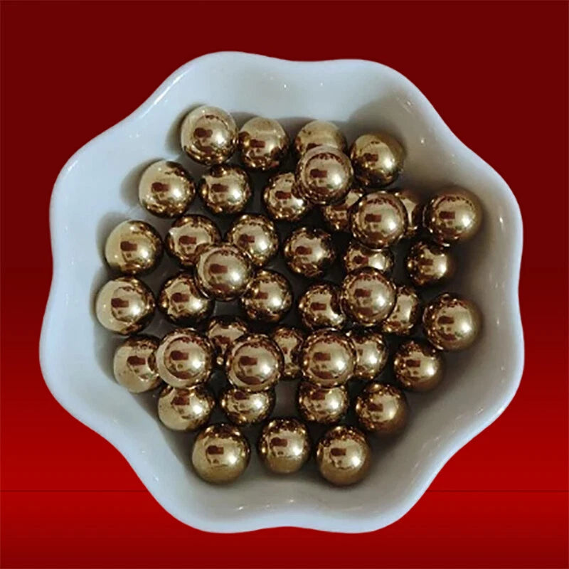 H62 Solid Precision Brass Ball Diameter 0.9-45mm Pure Copper Metal Ball Bearings