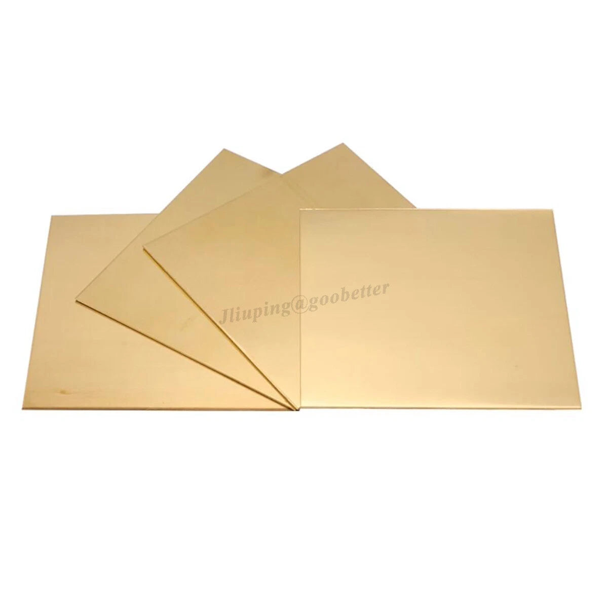 H62 Brass Sheet Plate Solid Metal Panel Board 200x200 200x300mm Thick 0.3mm-6mm