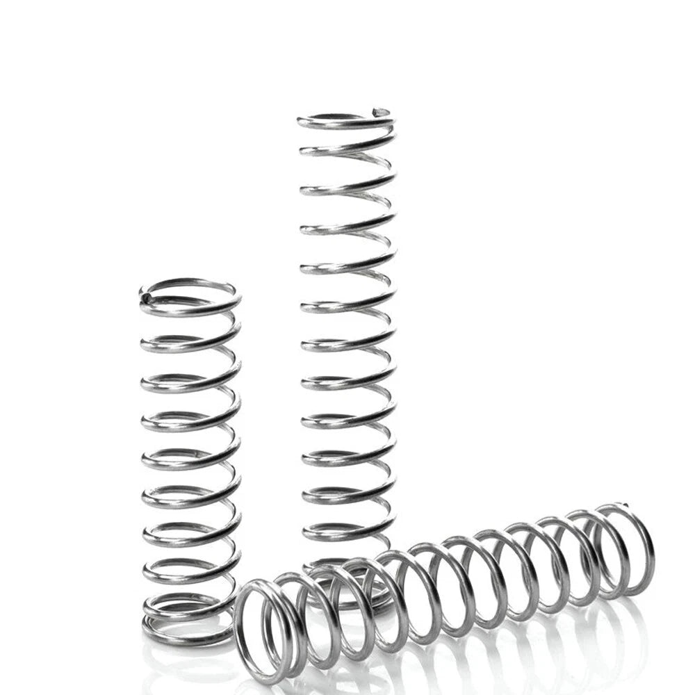Compression Spring Wire Dia 0.7mm Zinc Plating Pressure Springs OD 5mm-12mm