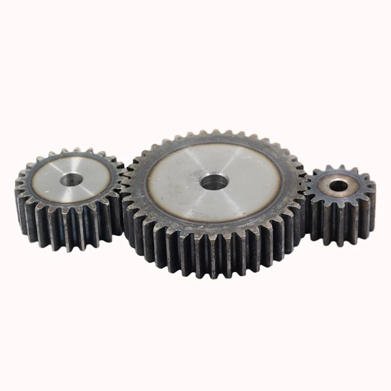 1.5 Mod Spur Gear 10T to 100T Teeth Flat Gear Motor Transmission Gear 45# Steel