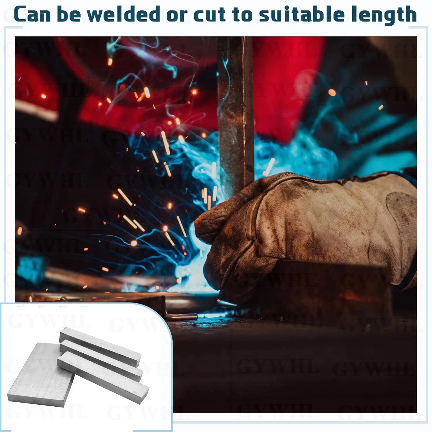 Stainless Steel Flat Bar Strips — Metal Sheet Bars for Crafts, Models & Repairs
