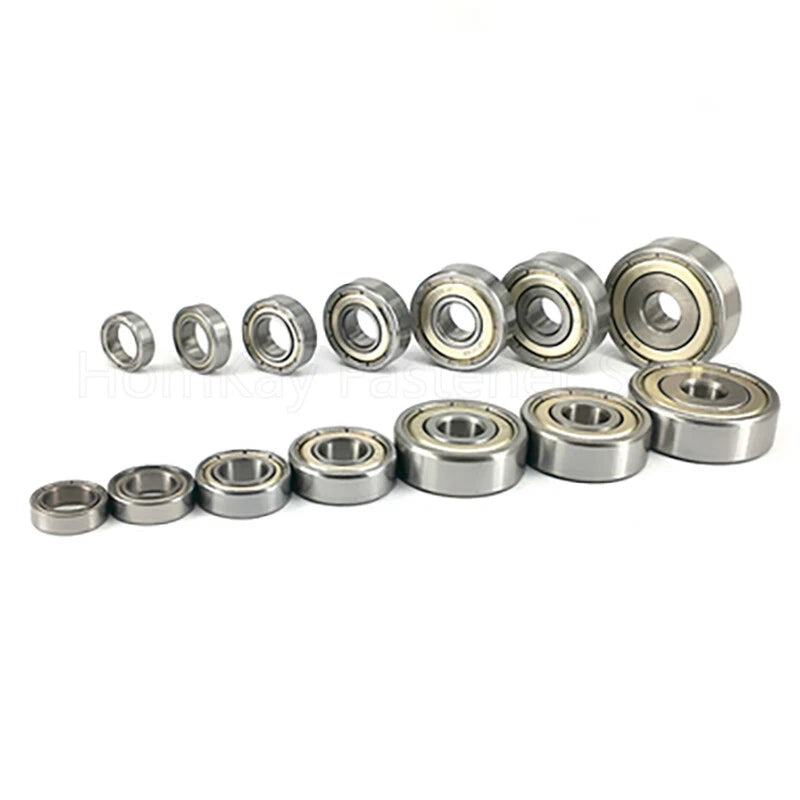 4PCS Deep Groove Ball Bearings ID 2 - 9mm OD 5-30mm Thick 2.5-10mm 603 to 699ZZ