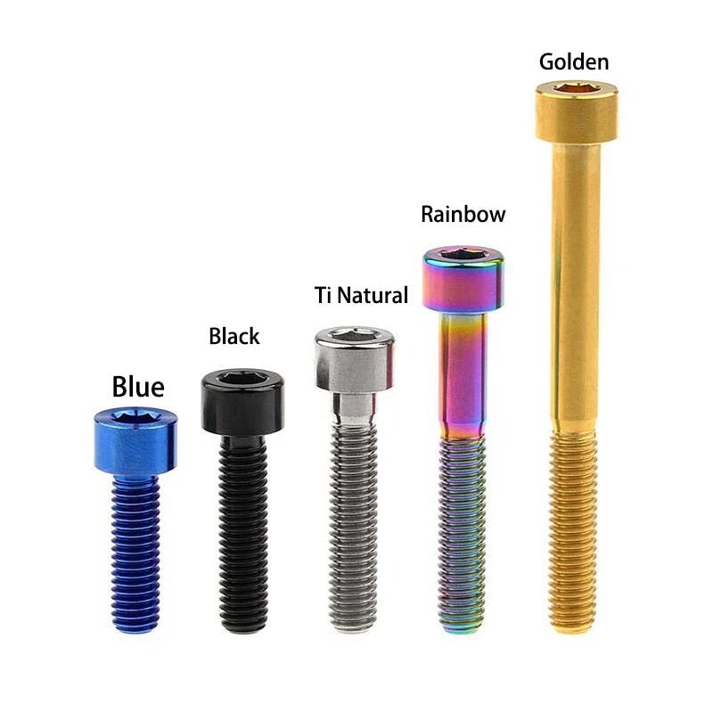 M6 M8x10-70mm Titanium Bolts Socket Cap Head Allen Ti Machine Screws Metric