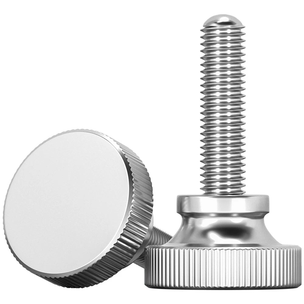 Knurled Thumb Screws A2 Stainless Steel — Hand Tighten Bolts M2 to M12