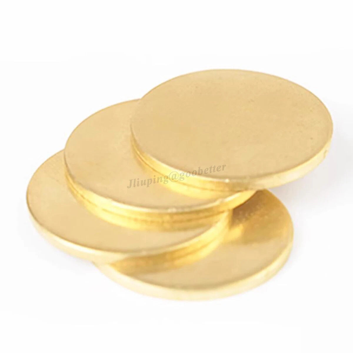 H62 Brass Discs Solid Round Sheets Plate Dia 10 15 20 25 30 35 40 45 50 55~100mm