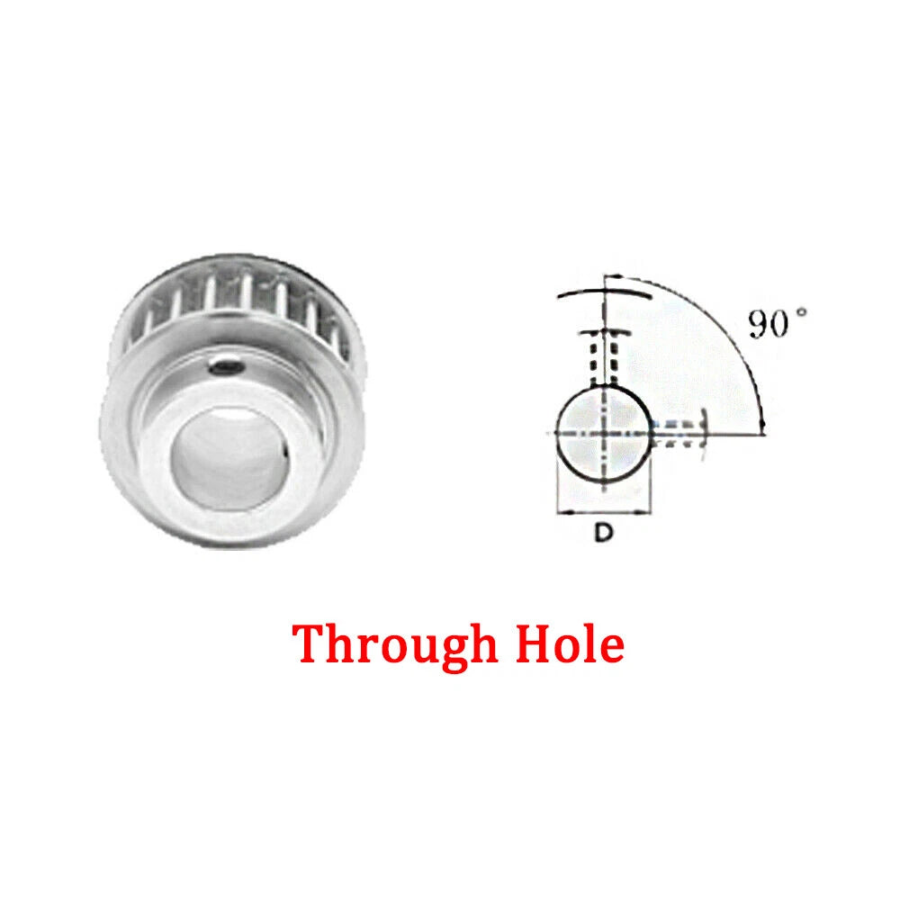 GT2 Timing Belt Pulley BF-type 24-70 Tooth Bore 4mm - 20mm For CNC Step Motor