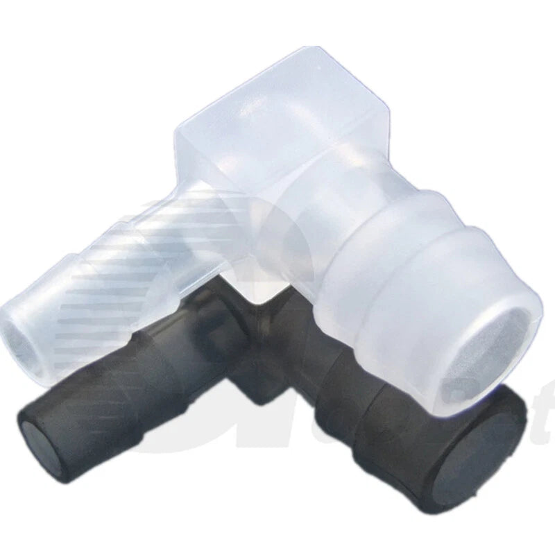 90 Degree Elbow Hose Joiner Reducer Plastic Barbed Connector Pipe Air Fuel Water