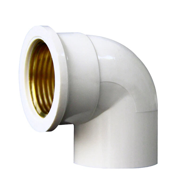 Brass Female Threaded Elbow Fittings for PVC Water Supply Pipe — 20mm to 32mm