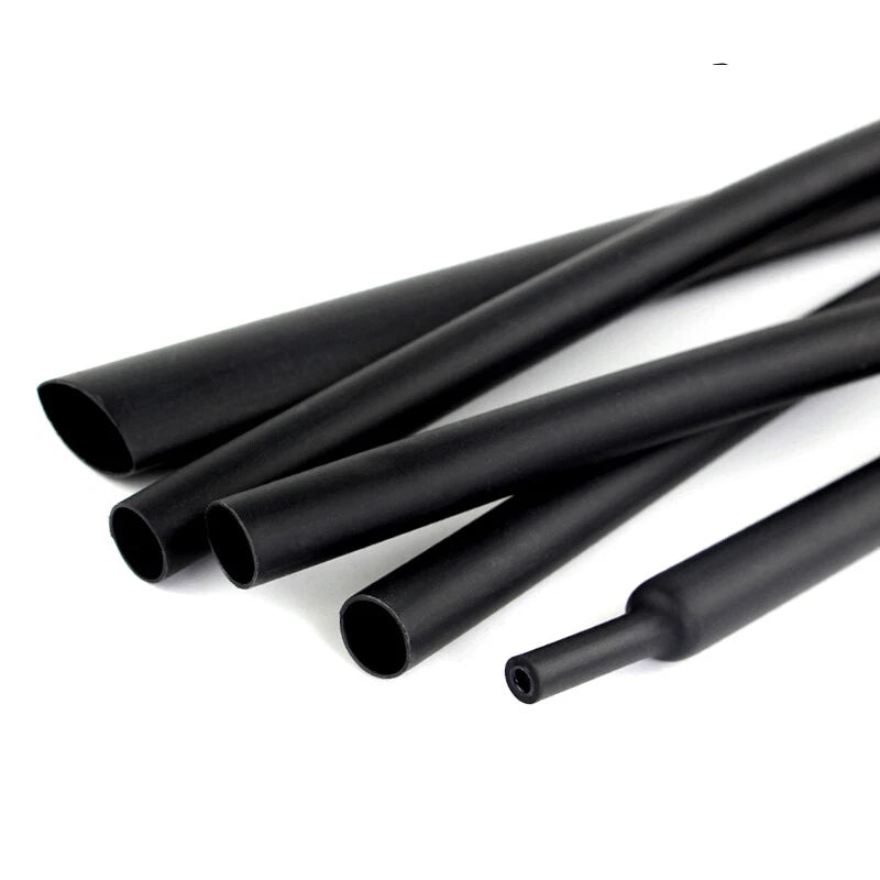 Black Heat Shrink Tubing 30mm–100mm | 2:1 Ratio Electrical Wire Sleeving