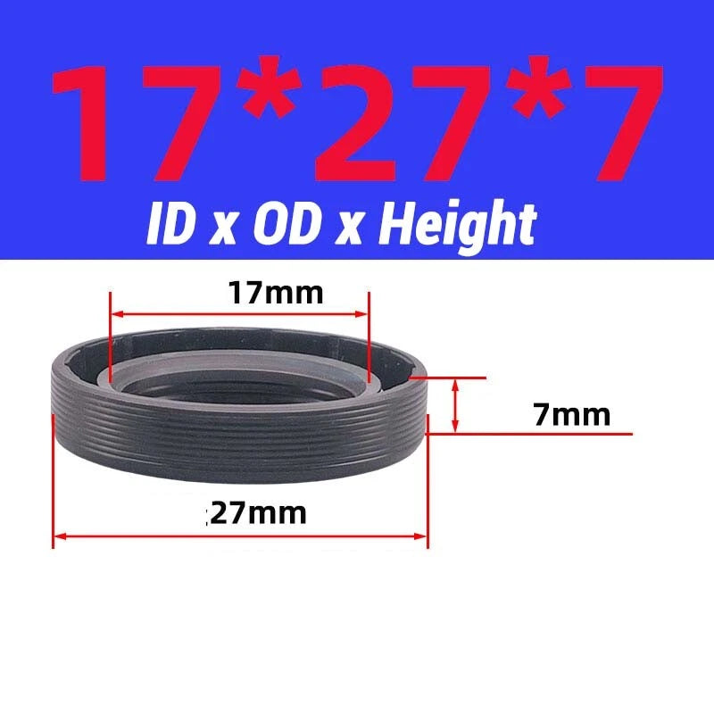 Oil Seal Metric Size Rotary Shaft Seal ID 8-38 mm TC FB Skeleton Oil Seal Rings