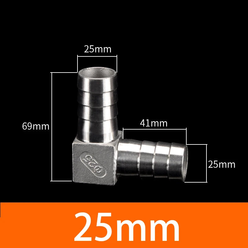 Stainless Steel T Joiner Various Piece Fuel Hose Gas Joiner Tee Connector 6-41mm