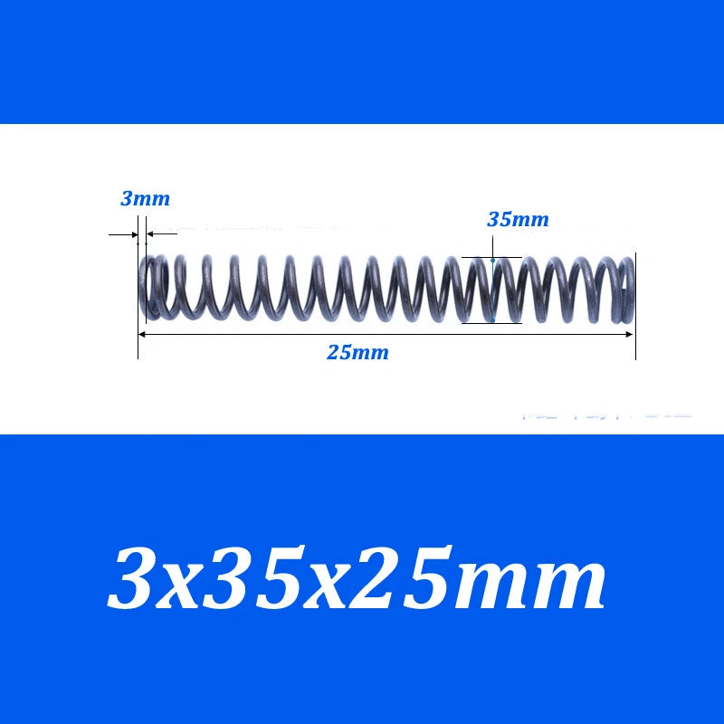 Compression Spring 30-40mm Diameter & 20-100mm Length Pressure Big 3mm Wire Dia