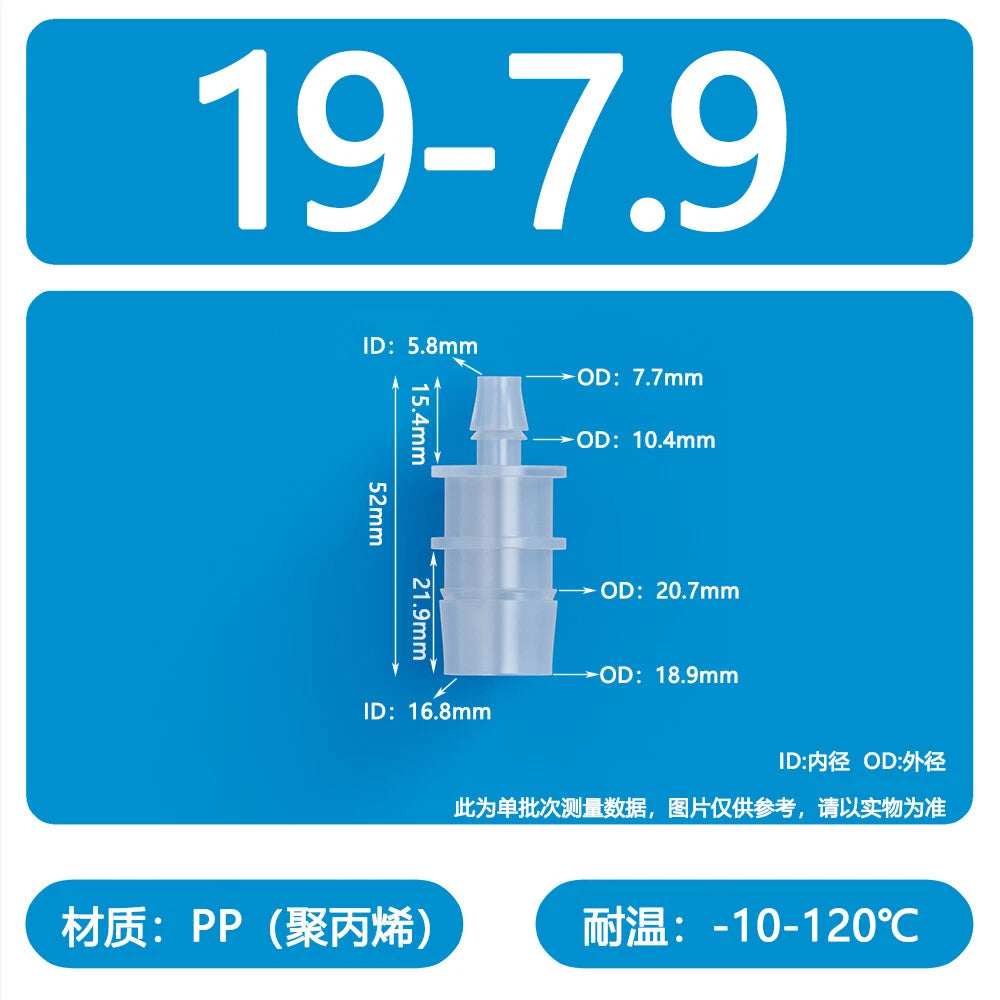 Plastic Pagoda Tubes Reducer Joint 2 3 4Way Hose Connector Tube Splitter Fitting