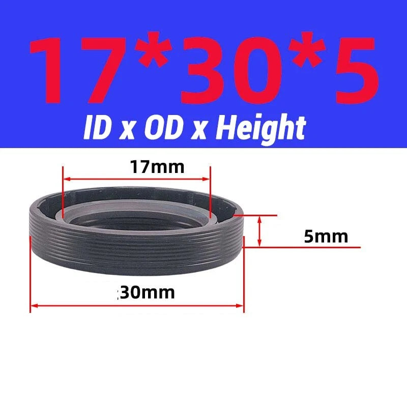 Oil Seal Metric Size Rotary Shaft Seal ID 8-38 mm TC FB Skeleton Oil Seal Rings