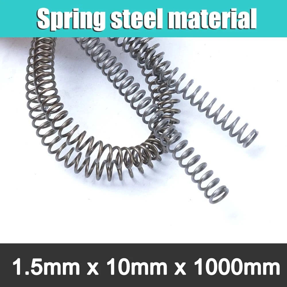 1000mm length Spring Stee Wire 0.3mm-6mm ,OD 6mm-60mm Compression Spring 1 Meter