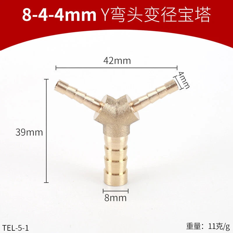 Brass Reducing Hose Fittings – Straight, L, T & Y Connectors for Gas & Air Tube