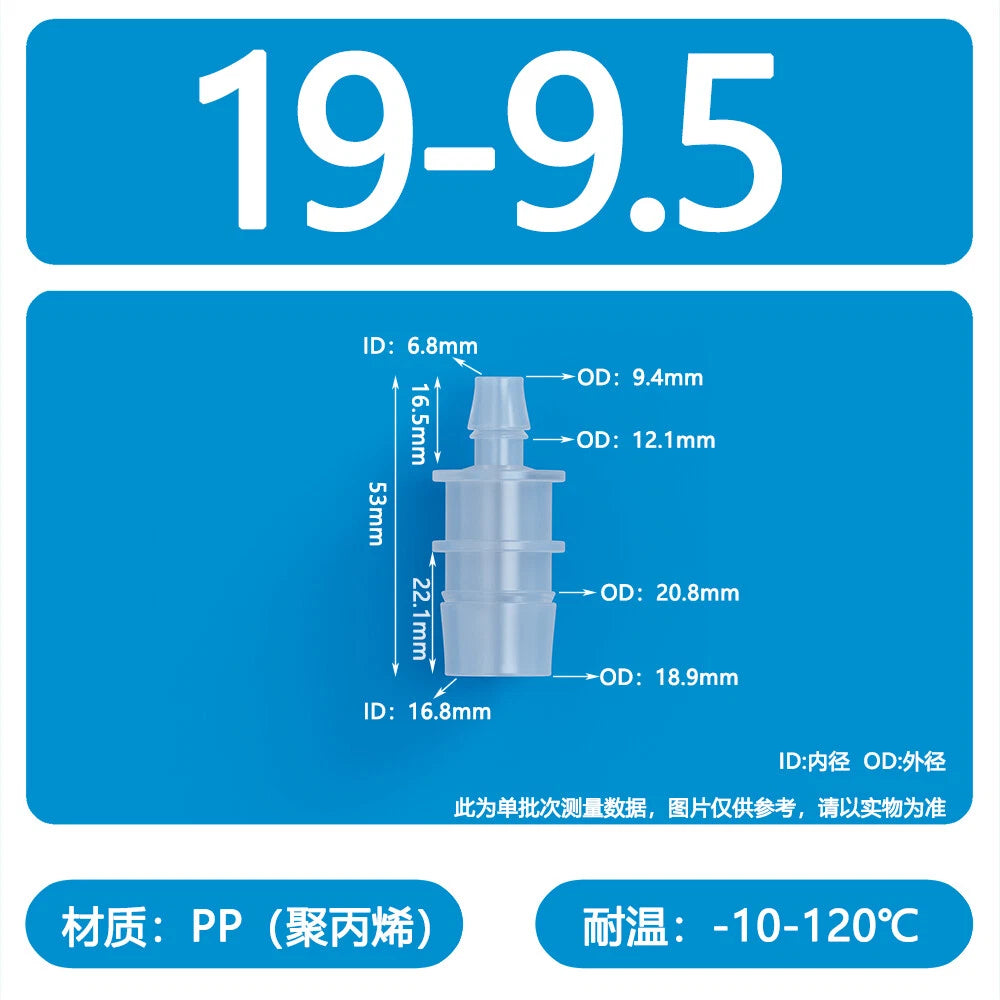 Plastic Pagoda Tubes Reducer Joint 2 3 4Way Hose Connector Tube Splitter Fitting