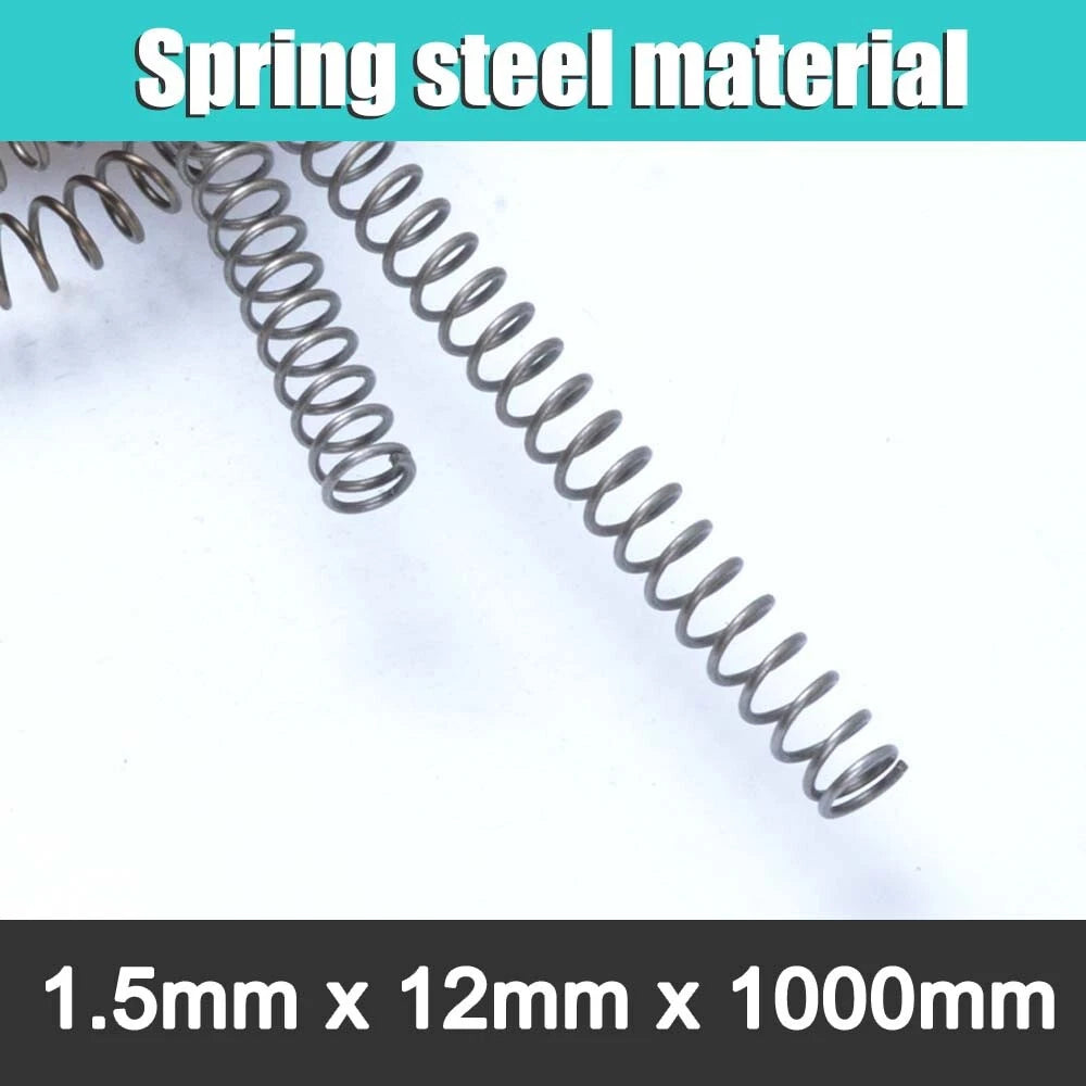 1000mm length Spring Stee Wire 0.3mm-6mm ,OD 6mm-60mm Compression Spring 1 Meter