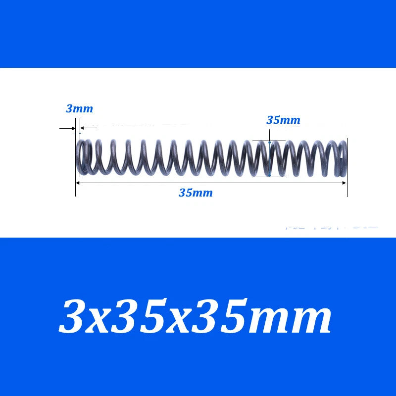 Compression Spring 30-40mm Diameter & 20-100mm Length Pressure Big 3mm Wire Dia