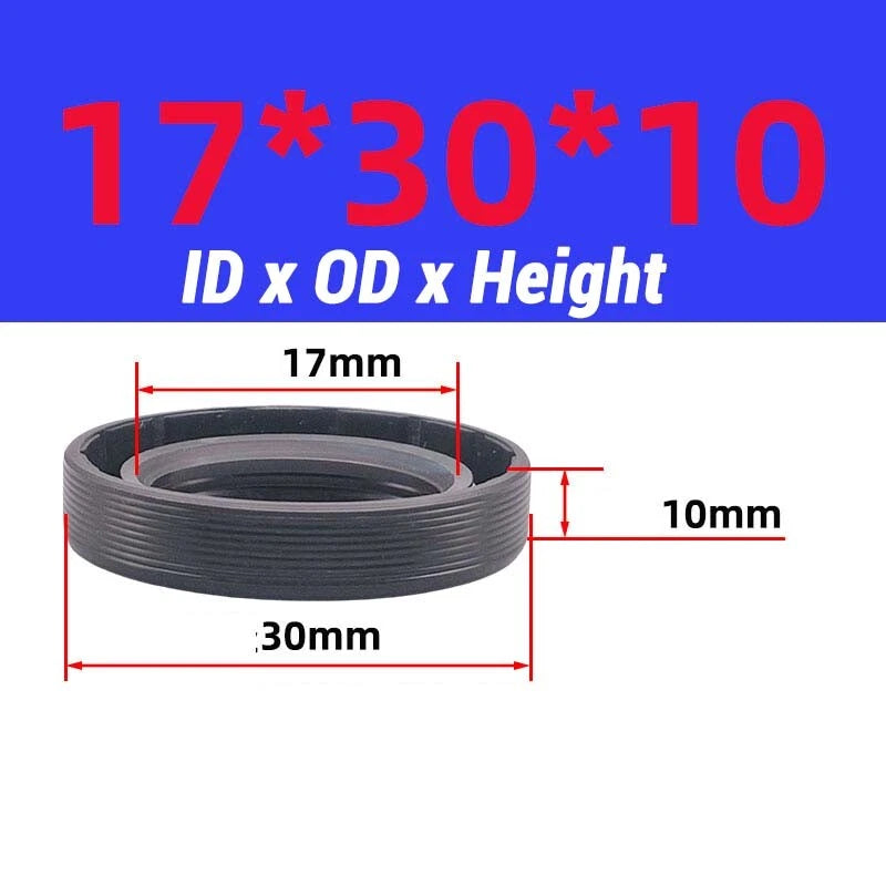 Oil Seal Metric Size Rotary Shaft Seal ID 8-38 mm TC FB Skeleton Oil Seal Rings