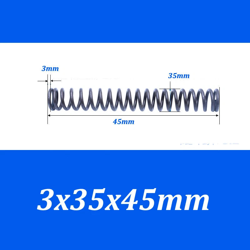 Compression Spring 30-40mm Diameter & 20-100mm Length Pressure Big 3mm Wire Dia