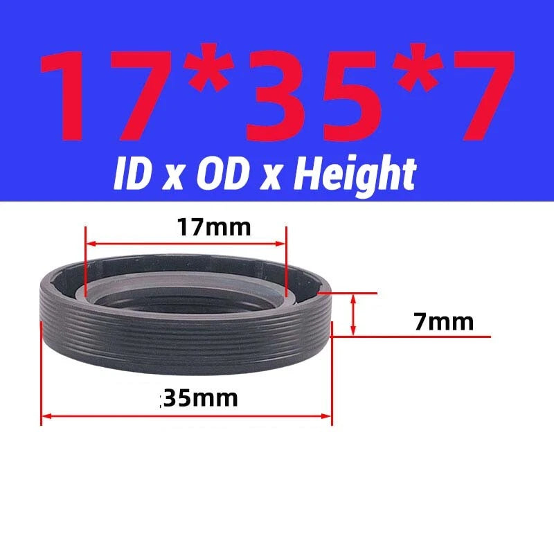Oil Seal Metric Size Rotary Shaft Seal ID 8-38 mm TC FB Skeleton Oil Seal Rings