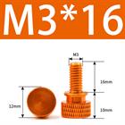 M3 M4 Anodized Aluminum Thumb Screws — Knurled Head Hand Bolts for PC Case, Fishing Rigs & DIY Projects