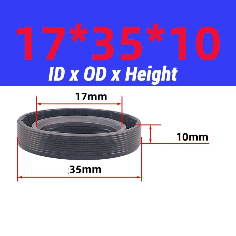 Oil Seal Metric Size Rotary Shaft Seal ID 8-38 mm TC FB Skeleton Oil Seal Rings